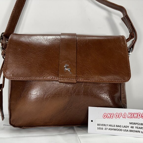 ASHWOOD LEATHER USA-PRISTINE NWT $188.00